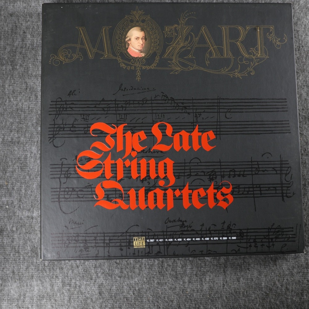 Mozart Vinyl Box Set The Late String Quartets 5xLP Alban Berg Time Life Records